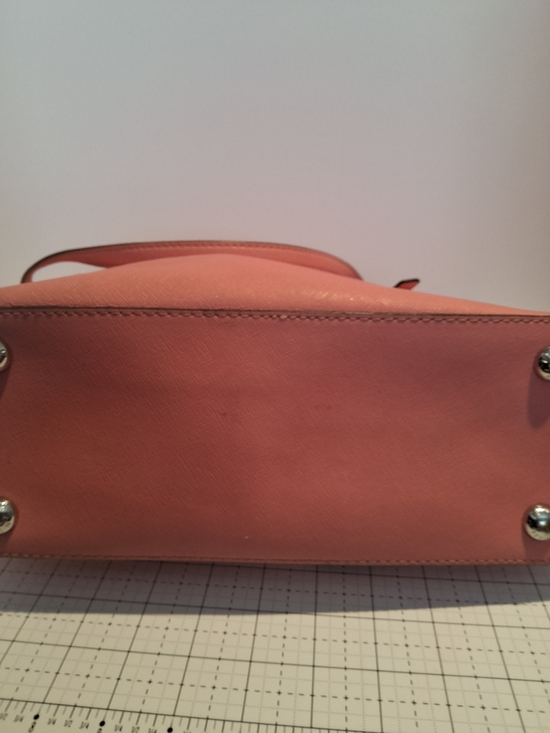 Marilyn Medium Saffiano Leather Tote Bag in SPICED CORAL  Michael Kors Coral Leather Tote Bag